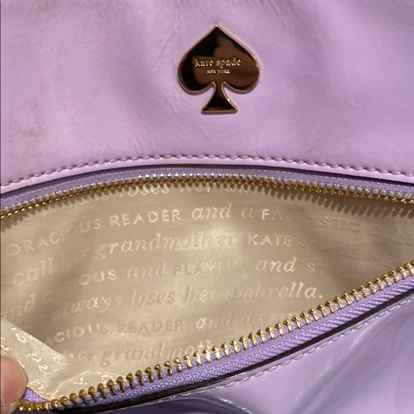 Kate Spade Lavender Patent Leather Crossbody Bag - Picture 3 of 8
